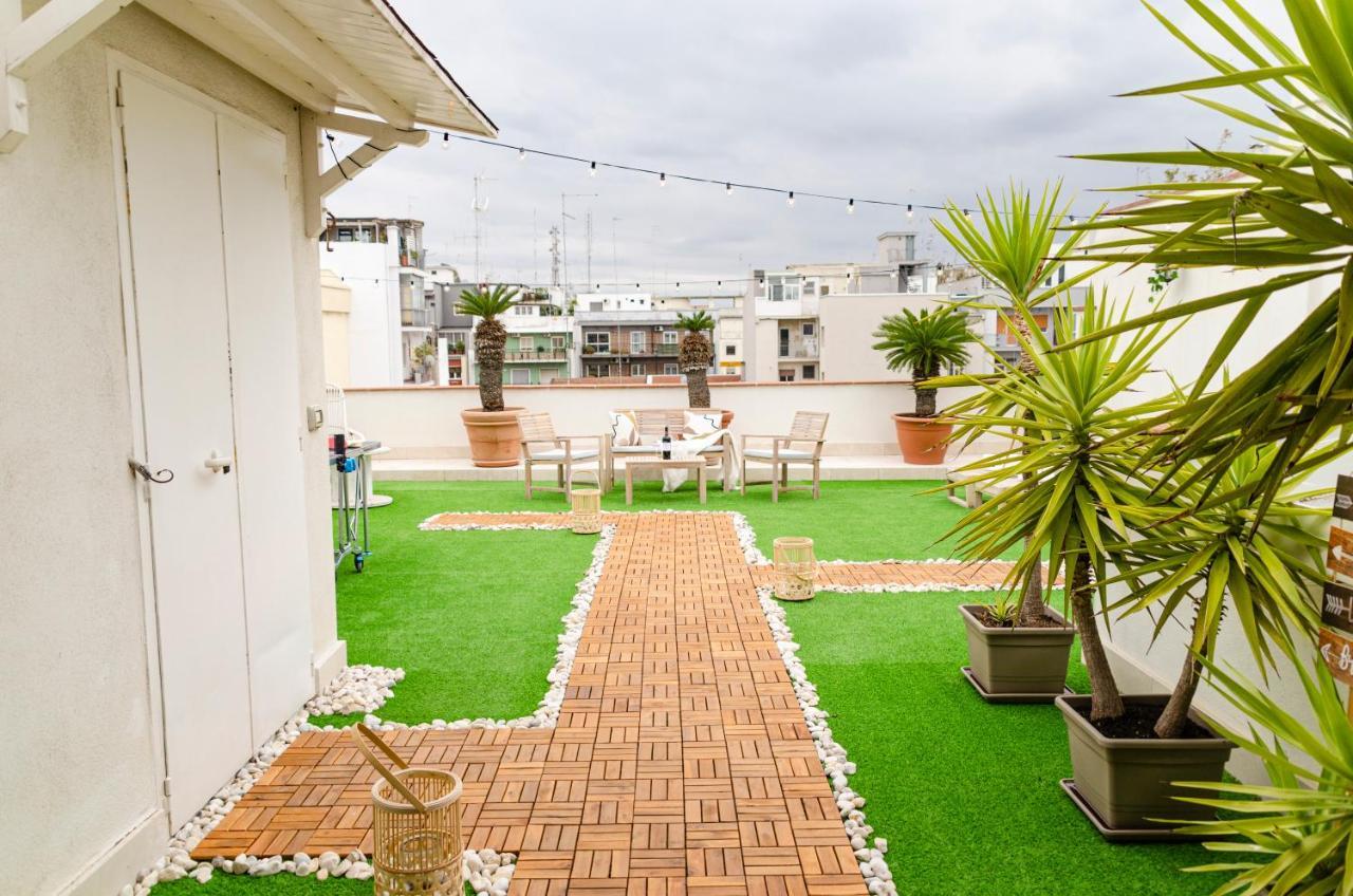 Апартаменти Apulialux Private 100Mq Rooftop Oasis W Jacuzzi Барі Екстер'єр фото